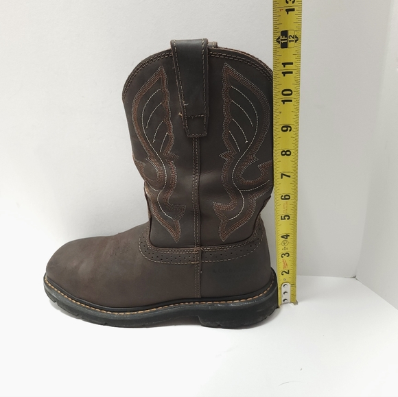 Cody James Mens Western Work Boots Size 7.5 D Composite Toe Waterproof Brown - Picture 9 of 9